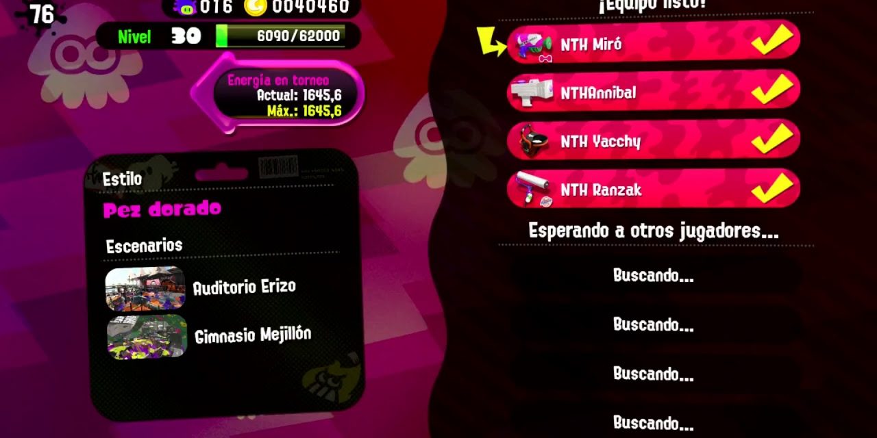 Squad de 4 a splatoon 2#youtuberscatalans #gaming.cat