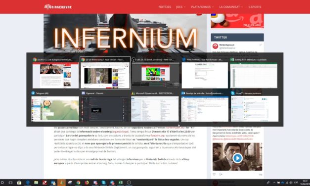 NintenhypeCat: Sorteig + guanyador d’Infernium (Nintendo Switch)