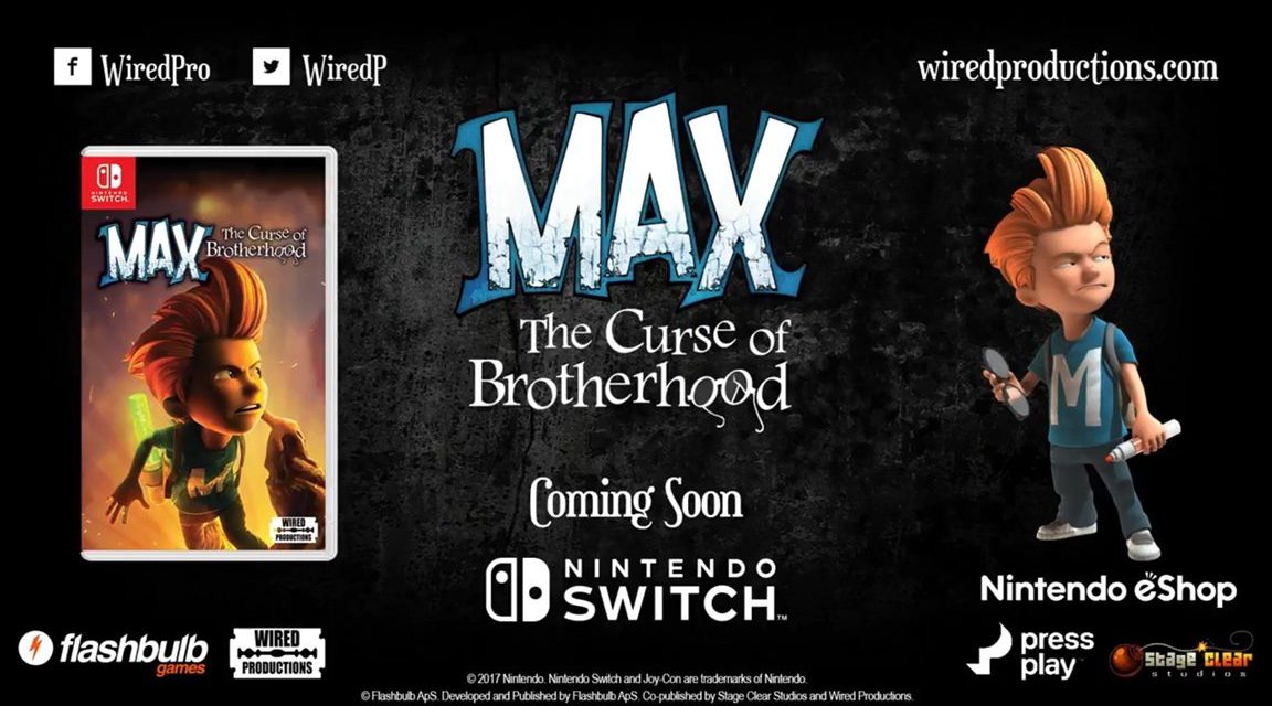 [NOTA DE PREMSA]: MAX: THE CURSE OF BROTHERHOOD (NINTENDO SWITCH)