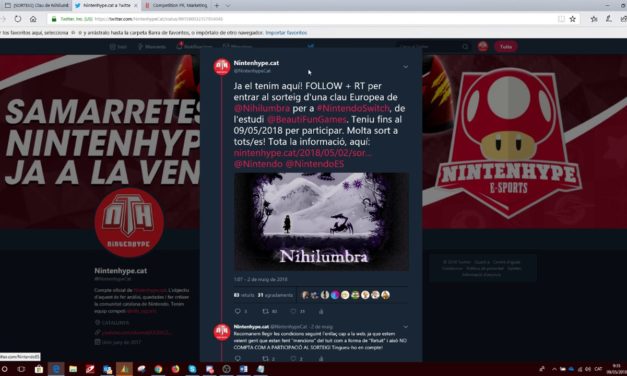 NintenhypeCat: Sorteig + guanyador Nihilumbra (Nintendo Switch)
