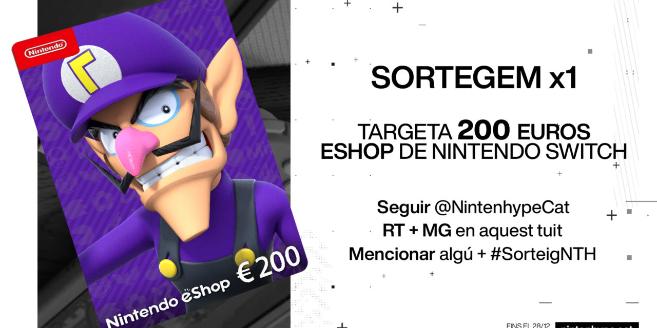 [SORTEIG] Targeta 200€ Nintendo eShop!