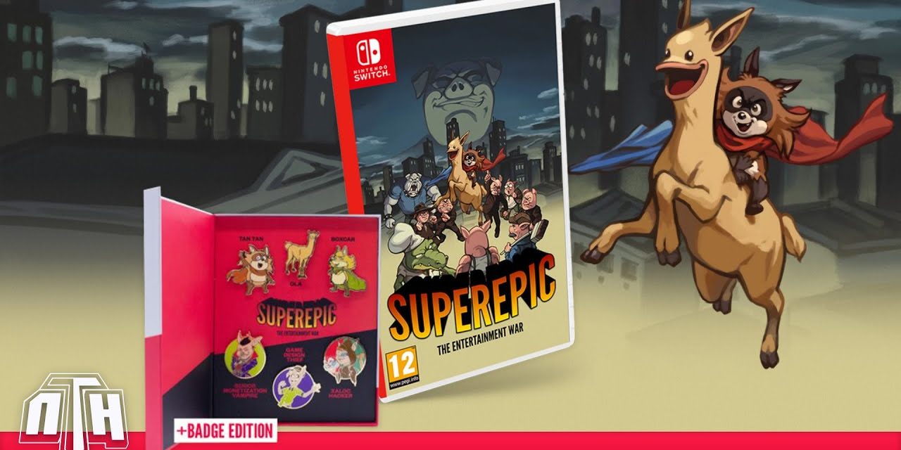 [UNBOXING] Edició “Badge Edition” de SuperEpic: The Entertainment War (Nintendo Switch)